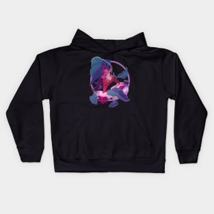 Taro Mochi Moth Kids Hoodie